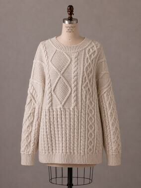 Free People Frankie Cable Sweater